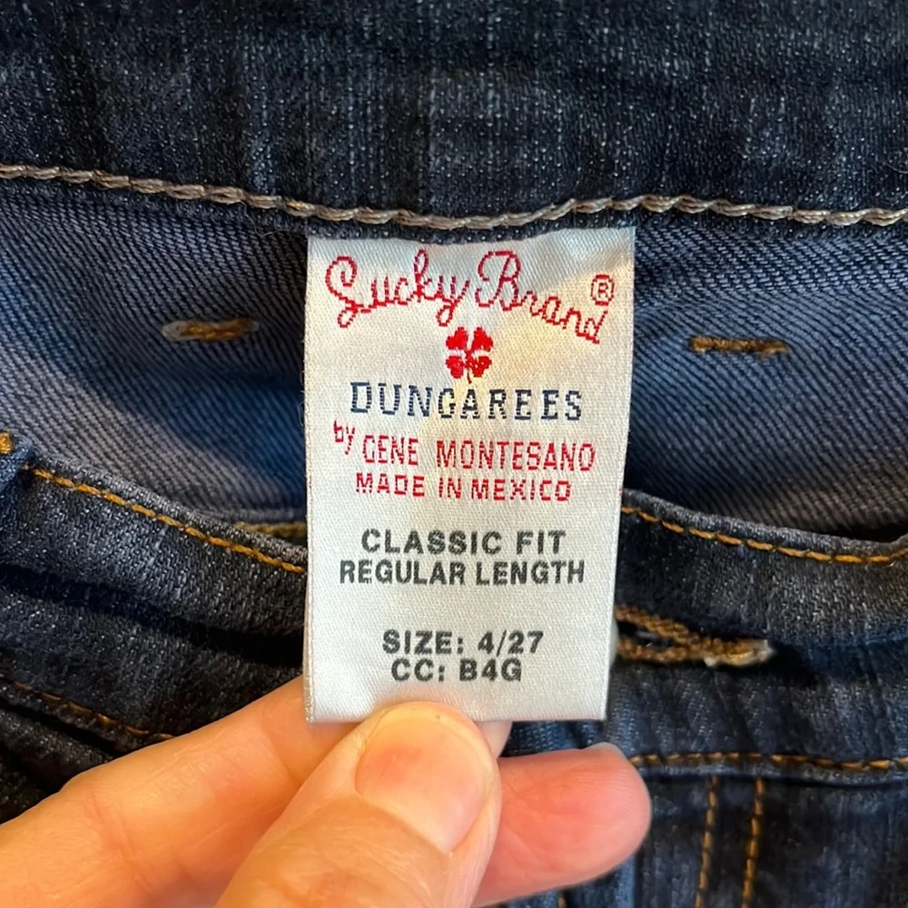 Lucky Brand jeans size 4 waist 27 straight Leg - Picture 3 of 12